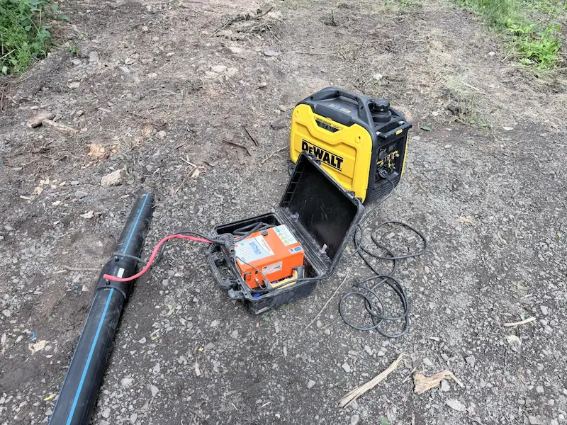 Svařování elektrotvarovkami — ukázka práce 1