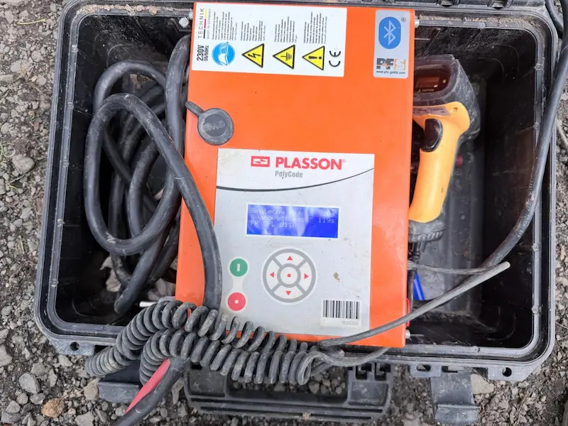 Svařování elektrotvarovkami — ukázka práce 3